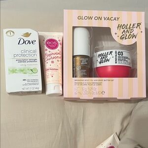 Holler and Glow Bronzing Body Oil and Body Butter Set